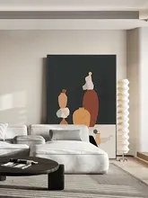シンプルなデザインのウォールアート【リビング・玄関用・落ち着いた多巴胺モチーフ】