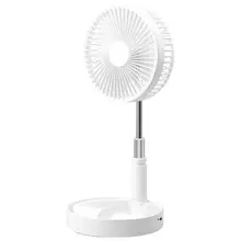 携帯可能な伸縮式折りたたみ扇風機【充電式・リモコン操作・屋内外対応】