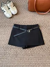 シンプルで上品な無地スカート【高腰・防走光・タイトフィット・秋用】