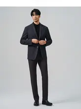 極上の柔らかさのストレッチブレザー【カジュアル・秋用・シンプルデザイン】