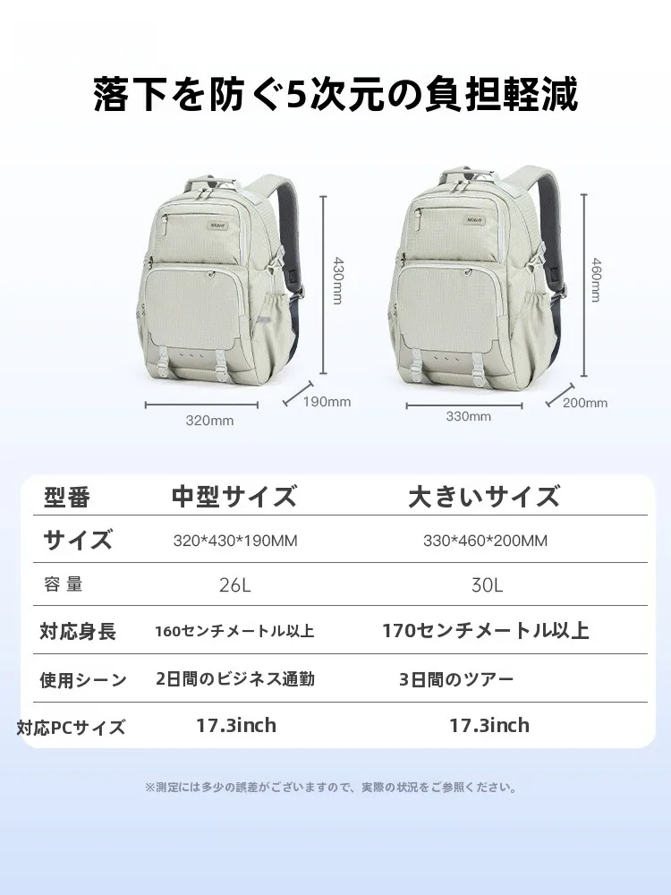 軽量で防水のコアラデザインバックパック：2泊3日旅行向けのリュック選びに最適なサイズと機能