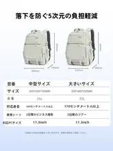軽量で防水！カラフルなコアラデザインのバックパック【中学生用・両肩掛け】
