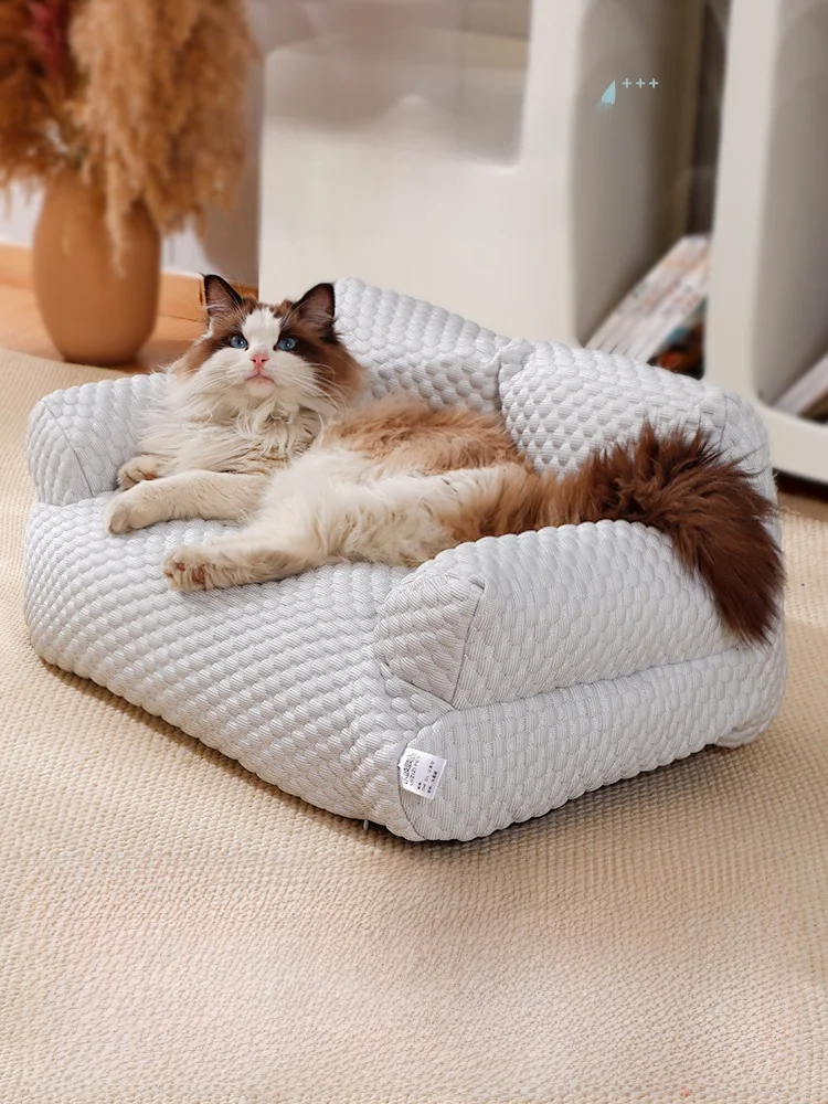 洗えるペットソファベッド WB510：一人暮らしの猫や小型犬に最適な四季通用型ソファ