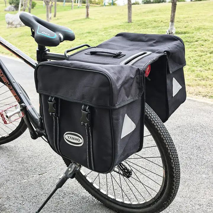 自転車用リアラックバッグ【ハードボード・トレッキング・アウトドア】