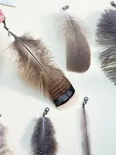 天然羽毛を使用した猫用おもちゃ【フェザー付き・猫じゃらし】