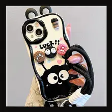 可愛いクッキーキャラクターのスマートフォンケース【柔らかい素材・対応機種多数】（セットアップ対応）