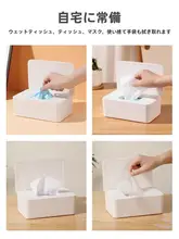 壁掛けウェットティッシュ収納ボックス【穴あけ不要・キッチン・バスルーム用】