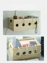 穴あけ不要の電源タップ収納ボックス【デスク用・配線整理に最適】