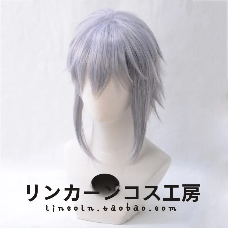 銀灰色キャラクターコスプレウィッグ グレイヘア セミロングのスタイル実現
