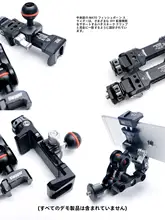 アルミ合金製スマートフォンクリップ＆カメラ用マウント【耐久性・ダンピング雲台付き】