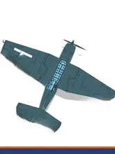 愛德美モデルのTBF1C魚雷機【組み立てキット・戦闘機・海戦テーマ】