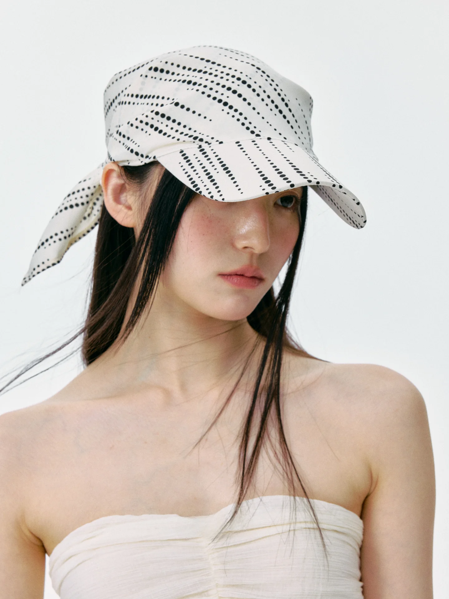 メッシュ キャップ ストリート：ストライプとドットのバンダナキャップが提供する春夏通気性と紫外線対策