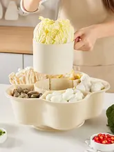 多機能回転仕切り付き お惣菜用プレート【キッチン用・水切り機能】
