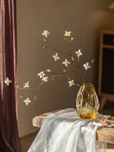 高級感あふれる四角い造花のインテリア用アレンジ【リビング・ダイニング装飾】