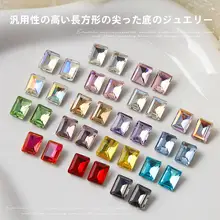 カラフルなアイスキャンディー風デコレーションネイルパーツ【角型・混色・極上の柔らかさ】（セットアップ対応）