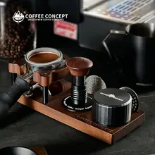 萌えクマ コーヒープレス付き コーヒーの粉圧縮器【北米産くるみ製・収納付き】（セットアップ対応）