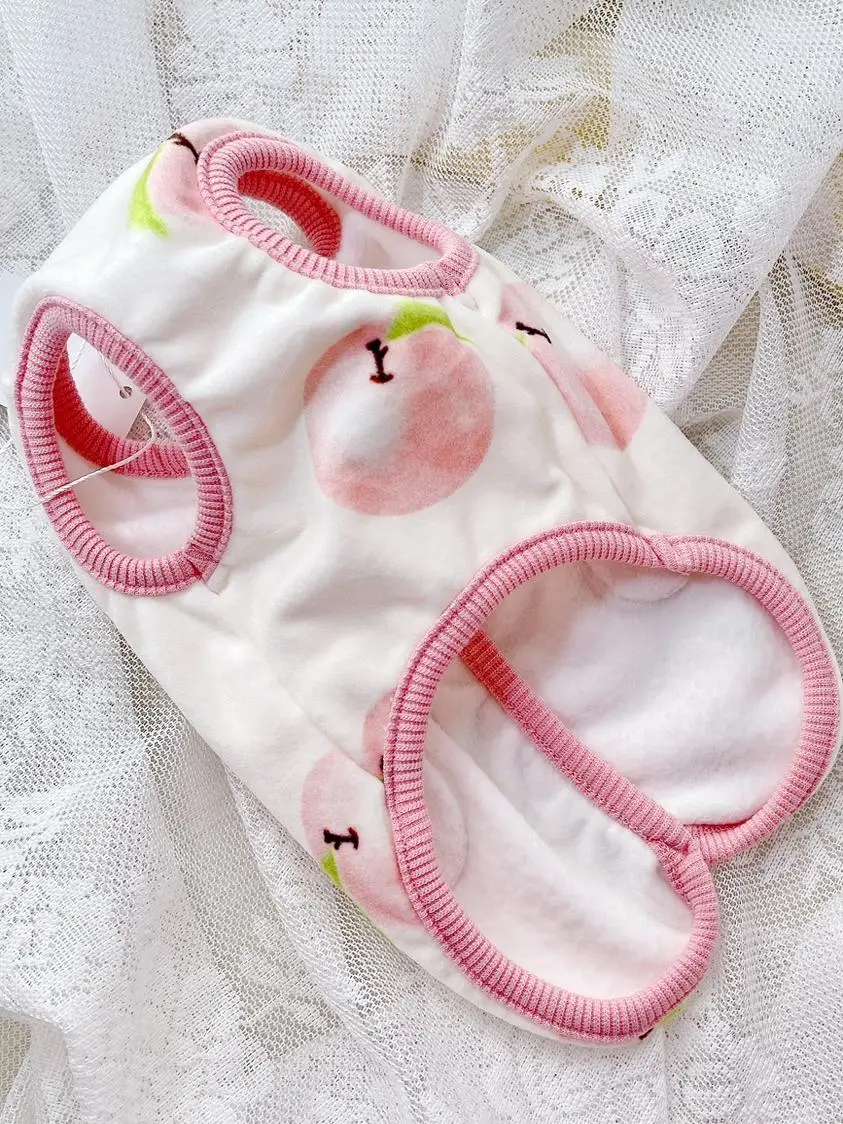 チワワ 服 xxs に合う水蜜桃風ベビーポケットベストのフィット感と実用性
