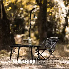 WELLHIKE アウトドア折りたたみ椅子【ダブルサイド・コーデュラ・高低調節可能・キャンプ・フィッシング用】