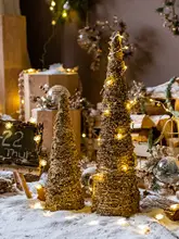 クリスマスオーナメント タワー型ツリー ゴールド 蔓 アートオブジェ 高級感 ホテル ウィンドウディスプレイ インスタ映え
