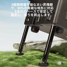 大容量ハニカムデザイン釣りボックス【防傷・超軽量・四脚昇降】