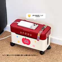 電源タップ収納ボックス ケーブルボックス 大容量 おしゃれ 可動式 ポータブル リビング ソファサイド 配線整理 充電ケーブル