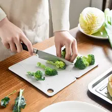 折りたたみ式プラスチック抗菌まな板【携帯用・ミニ・防カビ・長方形】