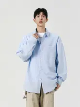 シンプルなデザインの長袖シャツ【カジュアル・メンズ・春秋用】