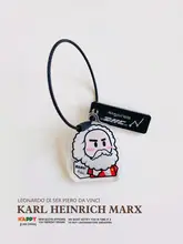 キーホルダー アクリル キャラクター 可愛い オリジナル ゴッホ マルクス ストラップ