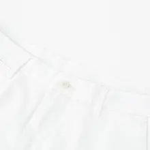 ビジネスカジュアルコットン白色パンツ【男士用・フィット】