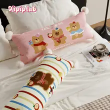 可愛らしい少女風ピンクの抱き枕【カートゥーンデザイン・家庭用・ソファ用】