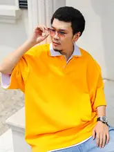 ACUSA 基本カラー ポロシャツ 半袖 Tシャツ【300g重厚 空気綿素材・ユニセックス・ルーズフィット】