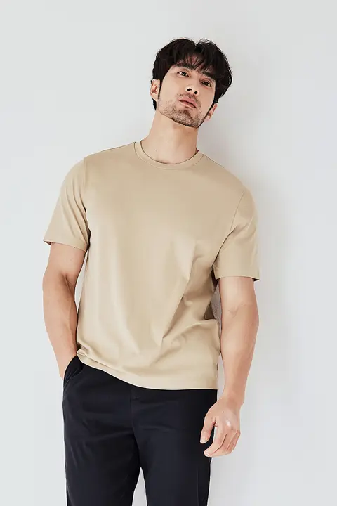 JSSD HOMME 無地 半袖 メンズTシャツ【カジュアル・ラウンドネック・夏用】