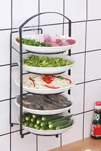 穴あけ不要の手提げ式キッチン調理ラック【収納・配菜トレー付き】