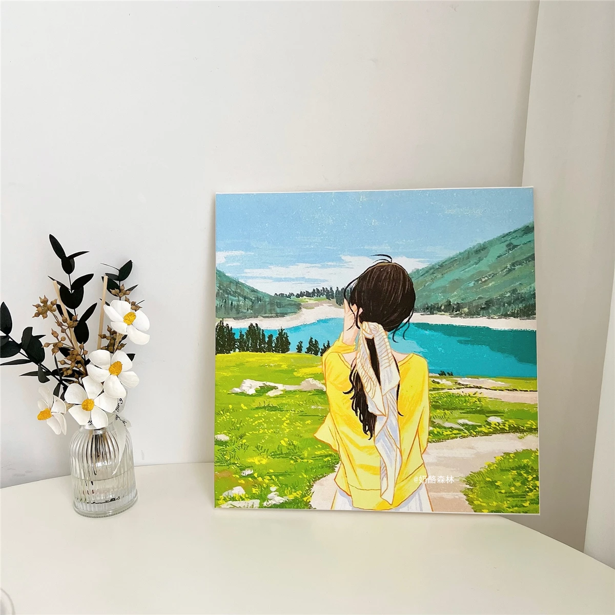 psd イラスト と実際のアートパネルの違いは？現代的な少 女のアートパネルが選ばれる理由とは？