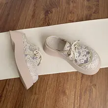 サボ レディース 厚底 つま先閉 刺繍 メッシュ 綿麻 通気性 スカート合わせ 夏