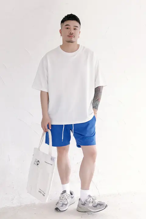 男性用 ビッグサイズ Tシャツ【夏用・白・ラウンドネック・極上の柔らかさ】