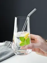 ガラスカップ フルーツティーカップ/ソーダ水カップ/冷飲カップ/水飲みカップ インフルエンサー風