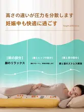 妊婦用U型抱き枕【腰サポート・側寝対応・腹部サポート】