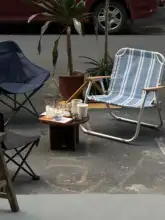 アウトドア用折りたたみチェア【軽量アルミ製・持ち運びに便利・カフェ用】