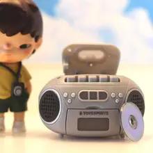 TOYS SPIRITS ミニレトロCDプレーヤー・ガチャガチャ式【手持ちタイプ・おもちゃ】