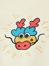 赤いパーカー【春秋用・子供用・おしゃれなデザイン・熊モチーフ】