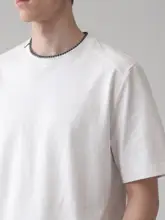 通勤に最適な極上の柔らかさのアイスコットン短袖Tシャツ【メンズ・クール感】
