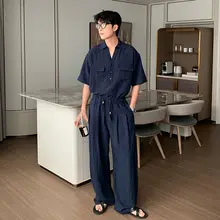 セットアップ 2点セット メンズ シャ  ツ リネン 夏 大人カジュアル おしゃれ