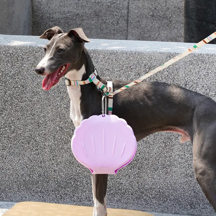 シリコン折りたたみペットボウル 犬用ボウル 猫用ボウル 二重ボウル 転倒防止 椎間板保護