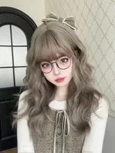 ロングカールウィッグ【全頭タイプ・自然な前髪・ロリータスタイル・JK風】