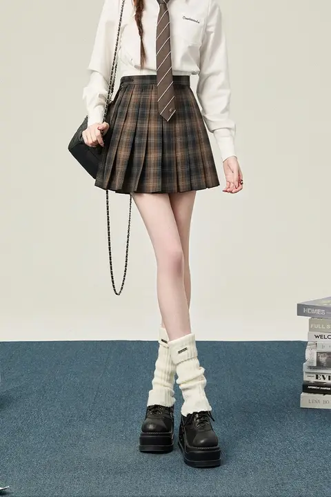 ハナリンデザインの夏用女子ショートスカート【百褶デザイン・JKスタイル】（セットアップ対応）