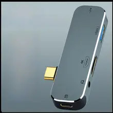 USB-C拡張ドック【HDMI・3.5mmオーディオ・急速充電対応】