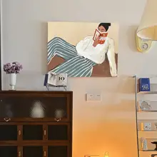 バウハウス風の色彩アート掛け画【イタリアンミニマル・レトロスタイル】