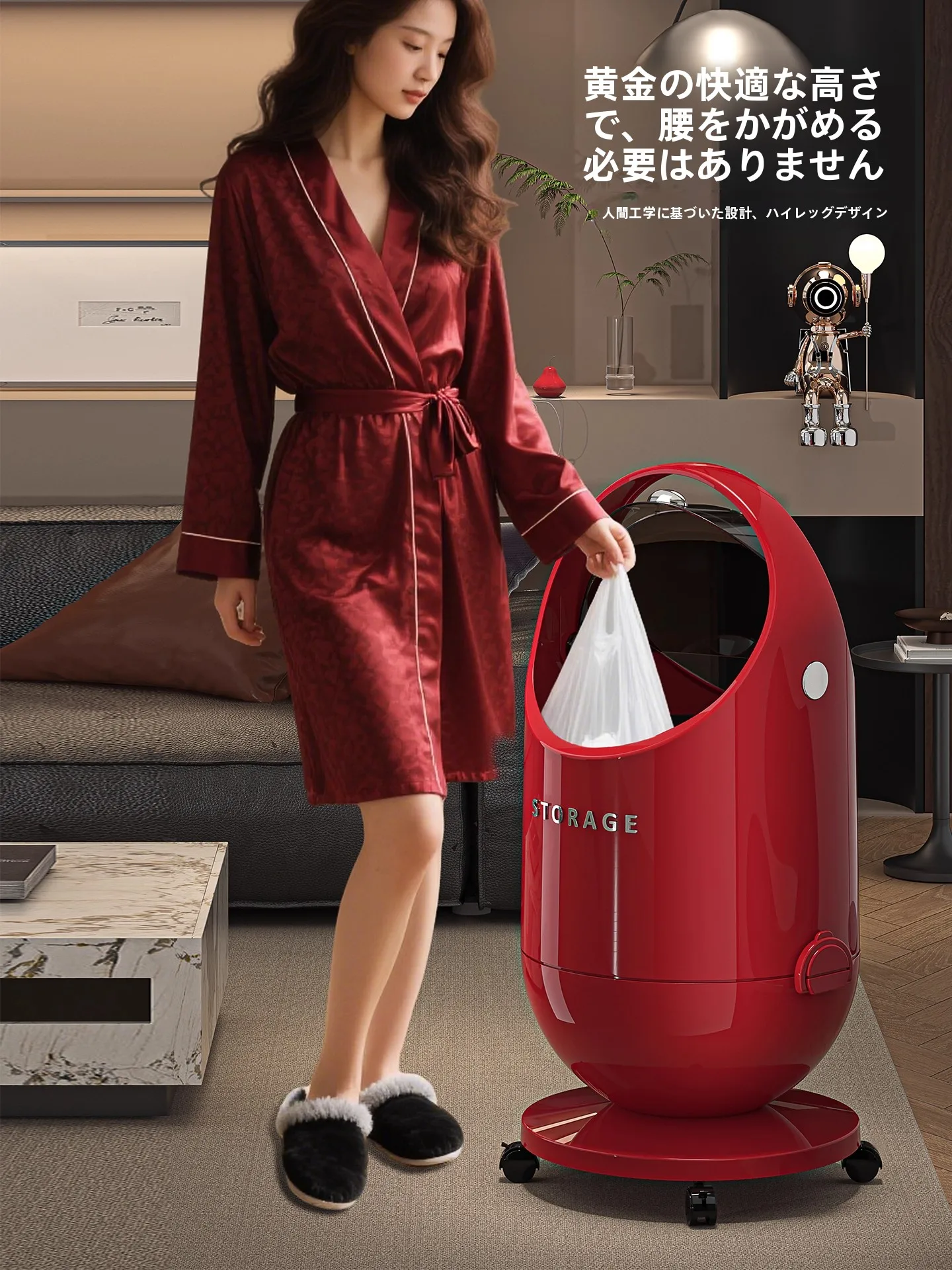 キッチン卓上ゴミ箱の選び方：スタイリッシュなキャスター付き20L内蔵型の実用性と設計解析