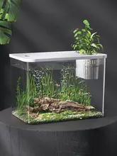 アクアリウム水槽 観賞用 コンパクト ベタ 金魚 水草レイアウト 室内 インテリア 「JOJO'S L. PD.」